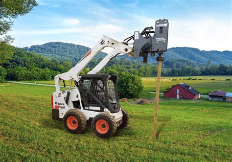 post driver for a skid steer|vibrating post driver for skid steer.